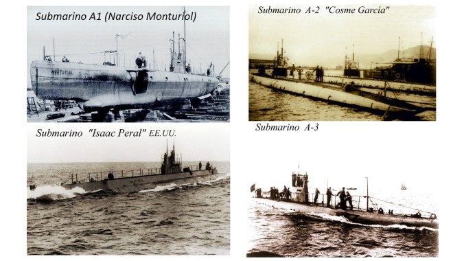 Por la Ley Miranda se compran estos cuatro submarinos (fuente A. Arévalo)